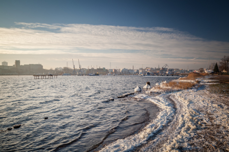 Bild-Nr: 11664658 Rostock im Winter Erstellt von: FotoDeHRO