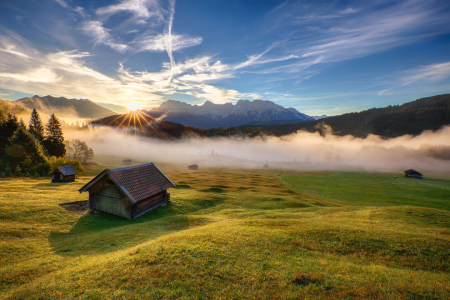 Bild-Nr: 11667558 Herbstnebel am Geroldsee  Erstellt von: Achim Thomae