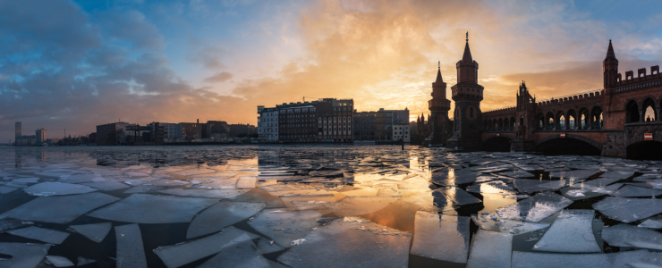 Bild-Nr: 11668822 Berlin - Oberbaumbrücke Sunset Panorama Erstellt von: Jean Claude Castor