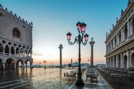 Bild-Nr: 11672480 Venedig, Markusplatz bei Sonnenaufgang Erstellt von: Dieter Dieter Meyrl