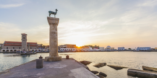 Bild-Nr: 11697002 MANDRAKI-HAFEN AUF RHODOS Erstellt von: dieterich