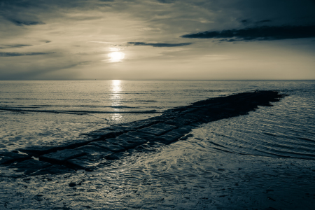 Bild-Nr: 11711300 Nordsee Buhne Erstellt von: Ursula Reins