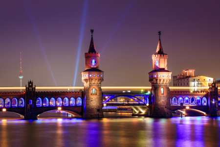 Bild-Nr: 11711980 Oberbaumbrücke im Lichtermeer Erstellt von: robert-frank-photography