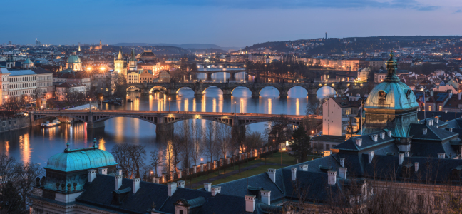 Bild-Nr: 11728828 Prag - Skyline Panorama Blue Erstellt von: Jean Claude Castor