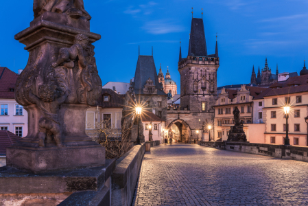 Bild-Nr: 11729516 Prag - Karlsbrücke am Morgen Erstellt von: Jean Claude Castor