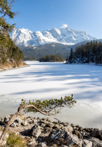 Bild-Nr: 11733970 Eibsee im Winter - Zugspitze Erstellt von: bas0r