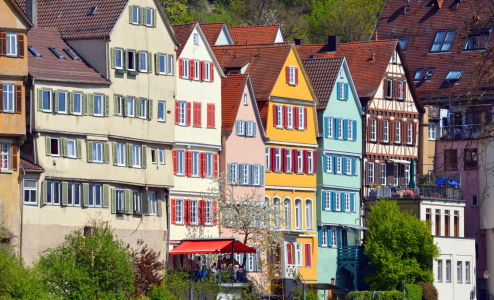 Bild-Nr: 11738200 Häuserfront in Tübingen Erstellt von: GUGIGEI