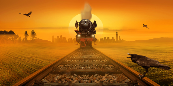 Bild-Nr: 11743530 Dampflokomotive im Abendlicht Erstellt von: Mausopardia