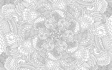 Bild-Nr: 11746416 Ausmalposter Kaleidoskop Erstellt von: Heike Langenkamp