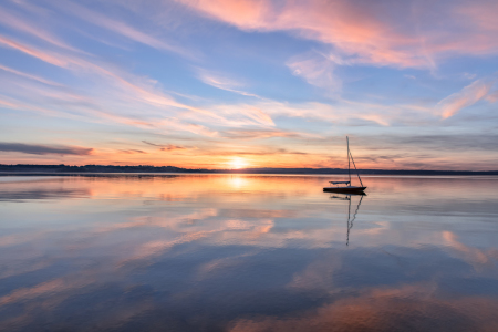 Bild-Nr: 11755802 Abends am Starnberger See  Erstellt von: Achim Thomae