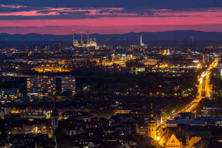 Bild-Nr: 11760722 Karlsruhe bei Nacht Erstellt von: Marcel Heinzmann