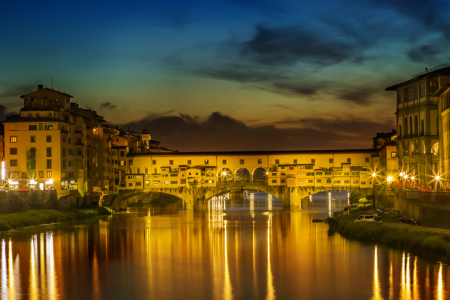 Bild-Nr: 11766554 FLORENZ Ponte Vecchio Sunset Erstellt von: Melanie Viola