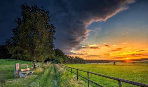 Bild-Nr: 11772756 Sonnenuntergang bei Ellringen Erstellt von: PhotoArt-Hartmann