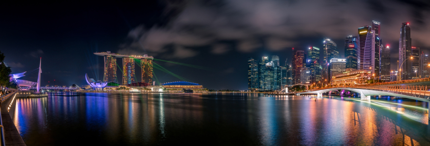 Bild-Nr: 11782156 Singapur Marina Bay Panorama Erstellt von: KundenNr-291254