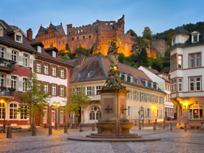 Bild-Nr: 11787592 Heidelberg Kornmarkt bei Nacht Erstellt von: eyetronic