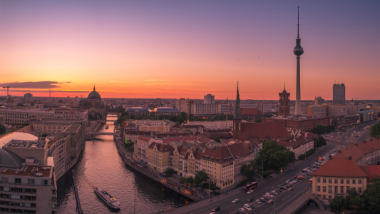 Bild-Nr: 11793514 Berlin im Sonnenuntergang Erstellt von: Mohr-Moments-Photography