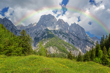 Bild-Nr: 11802534 Reiteralpe Berg Berchtegaden Regenbogen Erstellt von: Thomas Herzog