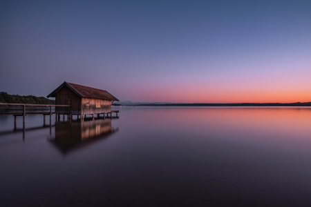 Bild-Nr: 11806024 Sonnenuntergang Ammersee Erstellt von: Achim Thomae