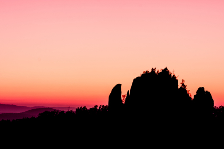 Bild-Nr: 11811000 Rauschenstein im Sonnenuntergang Erstellt von: Uwe Naumann