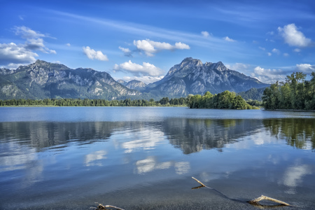 Bild-Nr: 11814496 Forggensee mit Neuschwanstein Erstellt von: Markus Gann