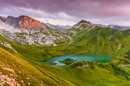 Bild-Nr: 11815393 Sonnenuntergang am Schrecksee  Erstellt von: Byrado