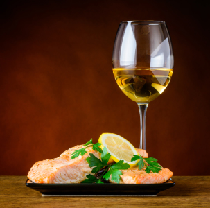 Bild-Nr: 11826087 Gebackener Lachs mit Weißwein Erstellt von: xfotostudio