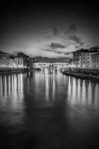 Bild-Nr: 11829817 FLORENZ Ponte Vecchio bei Sonnenuntergang  Erstellt von: Melanie Viola