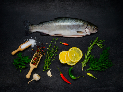 Bild-Nr: 11830403 Fisch mit Kochzutaten Erstellt von: xfotostudio