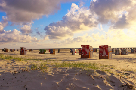 Bild-Nr: 11847645 Abends am Strand - Insel Amrum  Erstellt von: Angela  Dölling