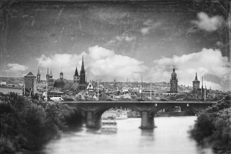 Bild-Nr: 11849409 Retro Stadtansicht Erstellt von: Heike  Hultsch