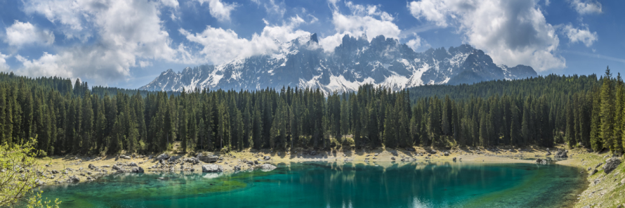 Bild-Nr: 11856660 WELSCHNOFEN Karersee - Panorama  Erstellt von: Melanie Viola