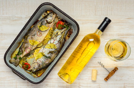 Bild-Nr: 11857174 Gebackener Fisch mit Weißwein Erstellt von: xfotostudio