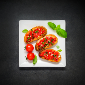 Bild-Nr: 11857877 Bruschetta auf Teller Erstellt von: xfotostudio