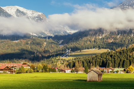 Bild-Nr: 11859337 Oberstdorf mit Flugschanze Erstellt von: TomKli