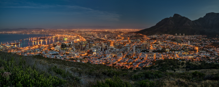Bild-Nr: 11863619 Nacht über Kapstadt Erstellt von: Achim Thomae