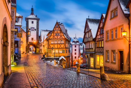 Bild-Nr: 11868298 Rothenburg ob der Tauber bei Nacht Erstellt von: Mapics