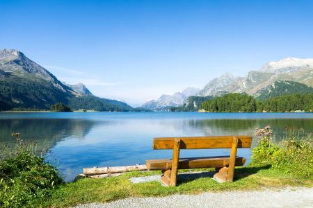 Bild-Nr: 11874404 Silsersee im Sommer  Erstellt von: eyetronic