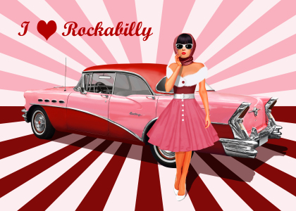 Bild-Nr: 11888267 I love Rockabilly Erstellt von: Mausopardia