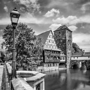 Bild-Nr: 11899418 NÜRNBERG Blick von der Maxbrücke zum Henkersteg Erstellt von: Melanie Viola