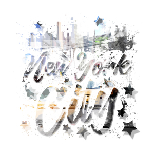 Bild-Nr: 11899423 New York City Typography - Geometric Mix No 9 Erstellt von: Melanie Viola