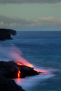 Bild-Nr: 11900086 Lava fließt ins Meer Erstellt von: DirkR