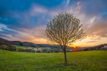 Bild-Nr: 11903931 Sonnenuntergang über Rodenhausen Erstellt von: Fototommi