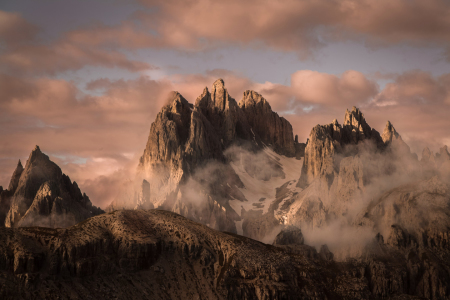 Bild-Nr: 11904655 Sonnenaufgang in den Dolomiten Erstellt von: KundenNr-332231