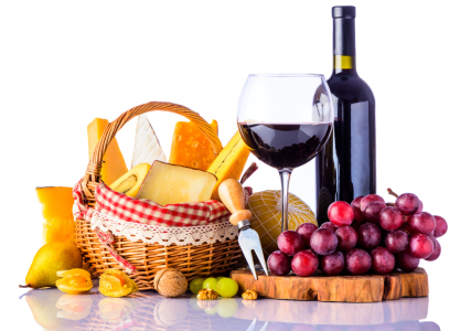 Bild-Nr: 11906043 Käsekost mit Wein un Weintrauben Erstellt von: xfotostudio