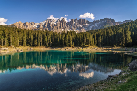 Bild-Nr: 11912215 Karersee Südtirol Erstellt von: Achim Thomae