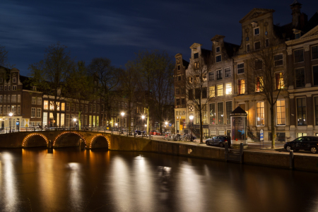 Bild-Nr: 11912974 Amsterdam bei Nacht Erstellt von: DirkR