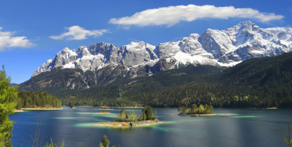 Bild-Nr: 11915468 Zugspitzmassiv mit Eibsee Erstellt von: Henry