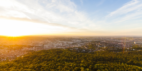 Bild-Nr: 11918208 Blick vom Fernsehturm über Stuttgart Erstellt von: dieterich