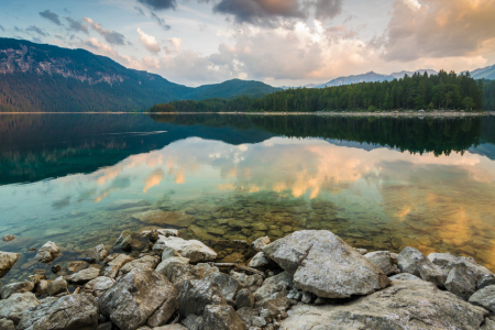 Bild-Nr: 11920179 Eibsee am Morgen Erstellt von: Martin Martin Wasilewski