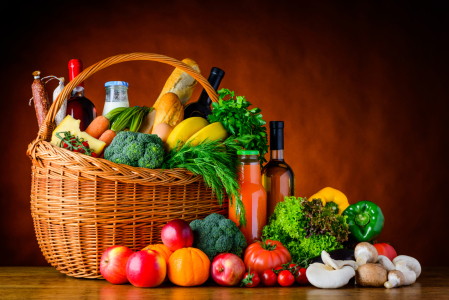 Bild-Nr: 11920914 Stillleben Früchte und Gemüsekorb gesundes essen Erstellt von: xfotostudio